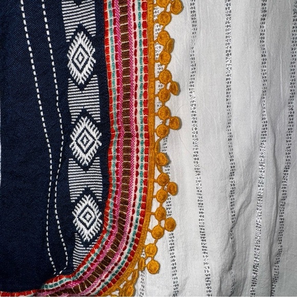 Altar’d State Small Boho Aztec Tribal Abara Sleeveless Embroidered Dress Size M - Picture 5 of 11